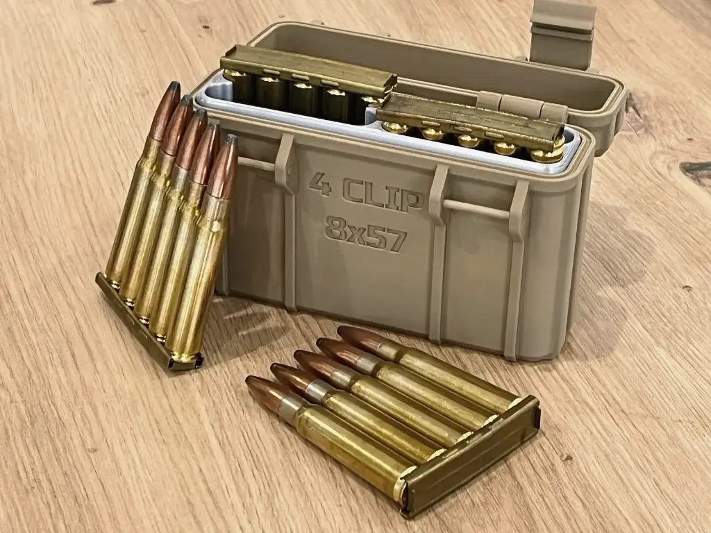 Caja 4 Clip Kar 98 (Verde Mate)