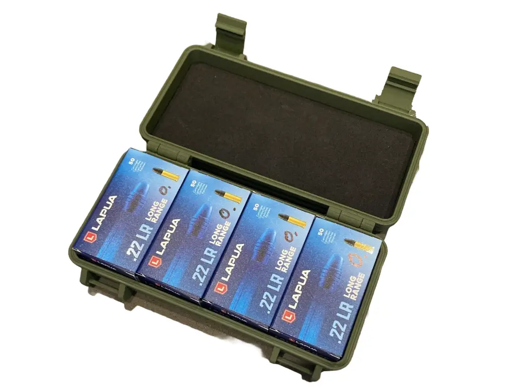 Caja 4 cajas .22lr (Verde Mate)